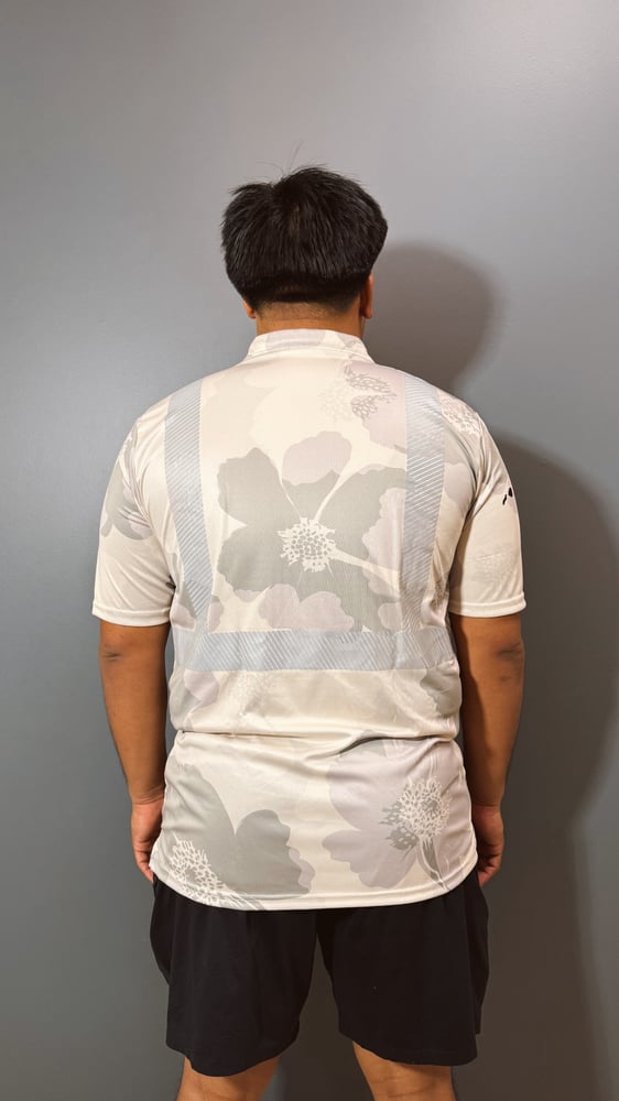 Image of HANA BEIGE CAMO MEN'S DRI FIT POLO SHIRT