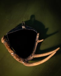 antler scrying mirror