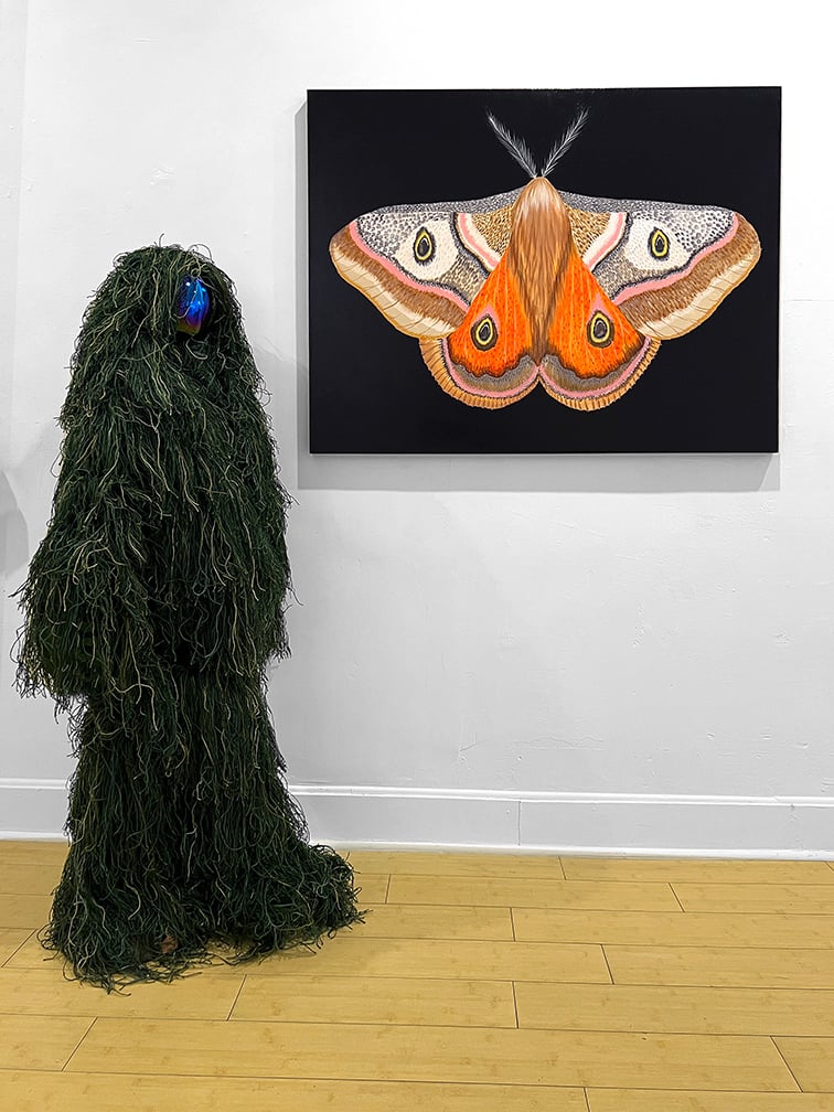 199. "Polyphemus Moth" original painting