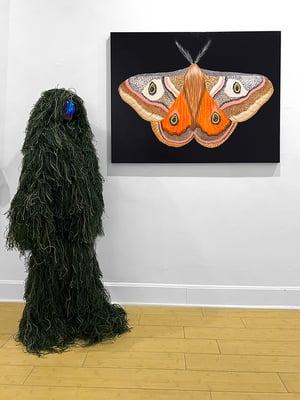 199. "Polyphemus Moth" original painting