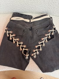 Samariah Leah 501 Reworked Laced Denim Size 30x30