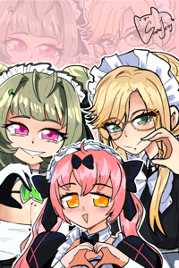 Maid for you Postacrd