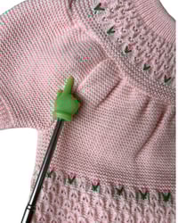 Image 6 of Vintage Floral Pink Knit Short Set-18m