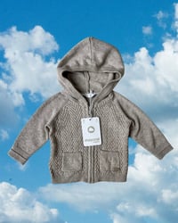 Image 1 of NWT Mayoral Taupe Knit Hoodie-4-6m