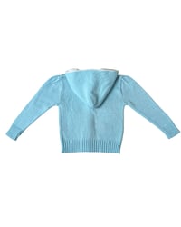 Image 3 of Vintage Blue Hoodie Sweater with Kite Applique-4T-5T