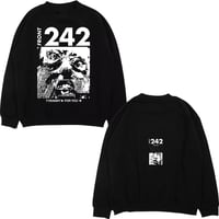 [READY STOCK] CREWNECK FRONT 242 - TYRANNY FOR YOU (BLACK)