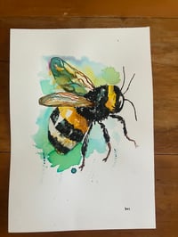 Image 3 of The Bee 🐝Original Watercolour painting