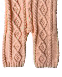Image 4 of Handmade Peach Cable Knit Bodysuit