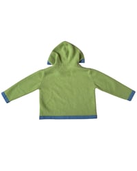 Image 5 of Soft Knit Green & Blue Hoodie