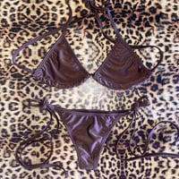 Image 1 of ⋆ ˚｡⋆୨♡୧ small t-back g and small regular cup⋆ ˚｡⋆