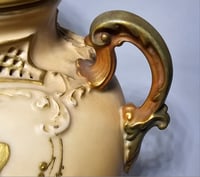 Image 7 of Royal Worcester Scroll Handled Vase and Cover