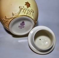 Image 14 of Royal Worcester Scroll Handled Vase and Cover