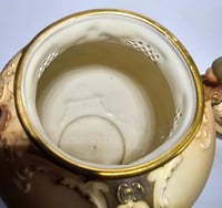 Image 10 of Royal Worcester Scroll Handled Vase and Cover