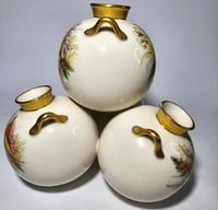 Image 2 of Royal Worcester Four Orb Pot Vase Set