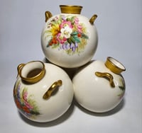 Image 3 of Royal Worcester Four Orb Pot Vase Set