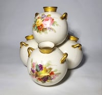 Image 2 of Royal Worcester Four Orb Bud Vase Set