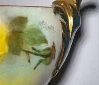 Image 5 of Royal Worcester Boat Shaped Pedestal Vase