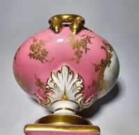 Image 7 of Royal Worcester Urn on Pierced Pedestal