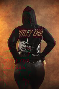 Image 2 of Small Women's Motley Crue Studded Hoodie