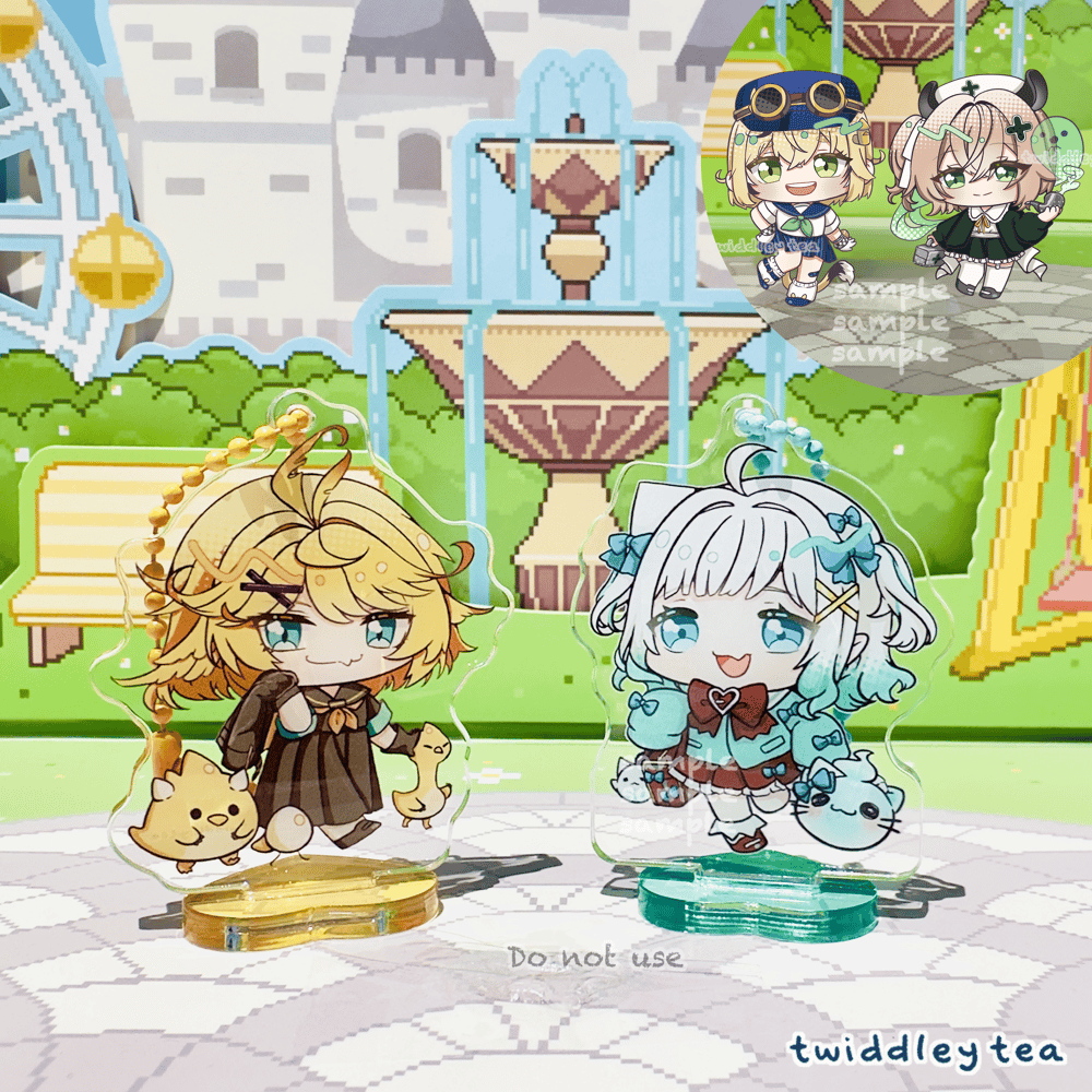 Image of Acrylic Keychain Stands Indie Vtubers