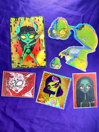 Image 2 of Sticker Pack: Creeps of Horror