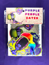 Image 1 of Sticker Pack: Purple People-Eater 