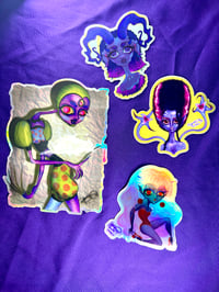 Image 2 of Sticker Pack: Purple People-Eater 