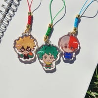 Image 1 of MHA bean charms - izuku, katsuki, shoto