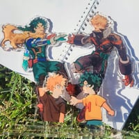 Image 1 of MHA the beginning standee - izuku & katsuki