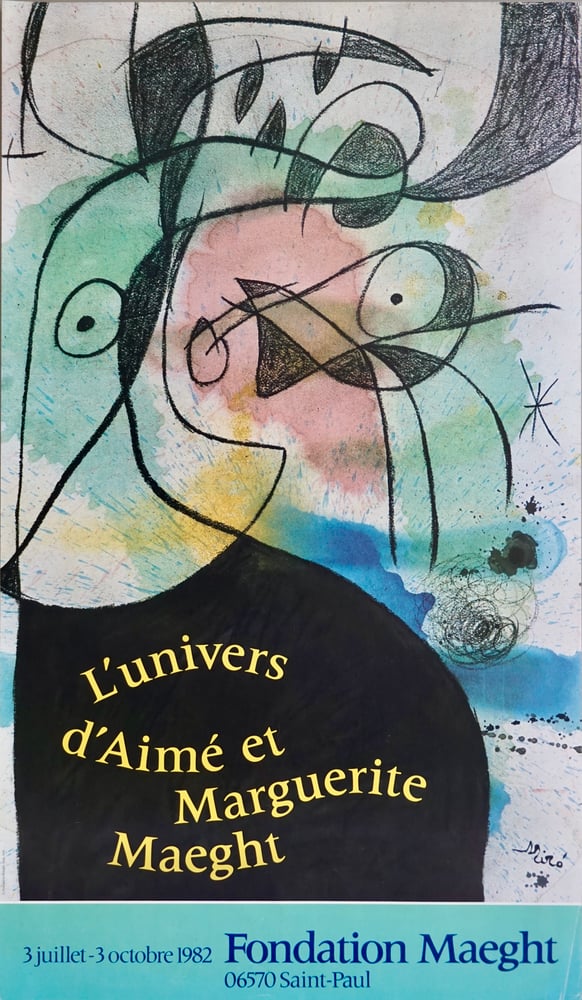 Image of poster / miro fondation maeght 1982 / 30/029