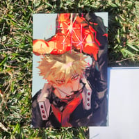 Image 3 of MHA origin postcards - izuku, katsuki, shoto