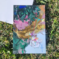 Image 2 of MHA origin postcards - izuku, katsuki, shoto