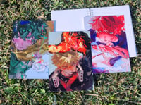 Image 1 of MHA origin postcards - izuku, katsuki, shoto