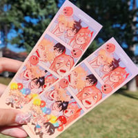Image 4 of photobooth photostrips - JJK, CSM, HxH, MHA, AoT, Blue Lock, Windbreaker, Haikyuu