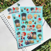 Image 1 of MHA sticker sheet