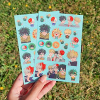 Image 2 of MHA sticker sheet