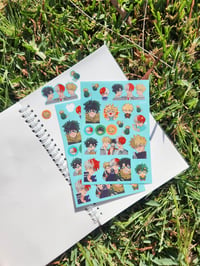 Image 3 of MHA sticker sheet