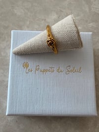 Image 1 of Datailed Rose Ring Stainless Steel 