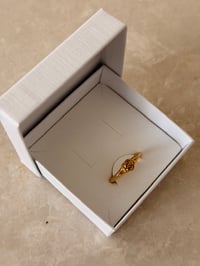 Image 2 of Datailed Rose Ring Stainless Steel 