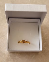 Image 3 of Datailed Rose Ring Stainless Steel 