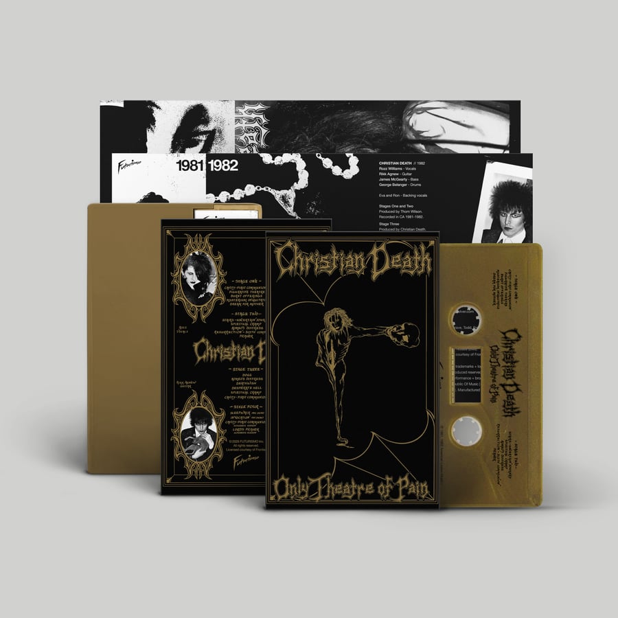 Image of <h4>CHRISTIAN DEATH</h4><h5>Only Theatre Of Pain CASS</h5><h6>Gold Chalice Cassette</h6>