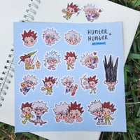 Image 1 of HXH sticker sheet