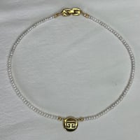 Image 1 of Vintage Givenchy re-worked necklace with micro pearls