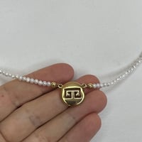 Image 2 of Vintage Givenchy re-worked necklace with micro pearls