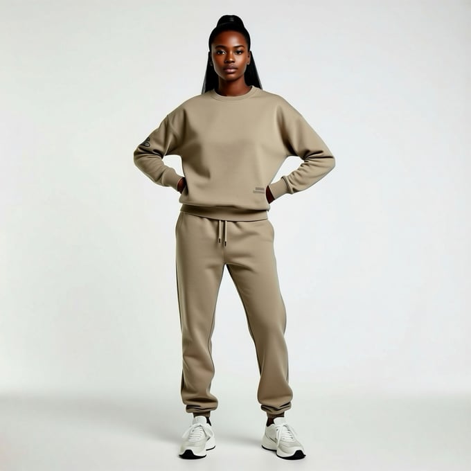 Image of Crew Neck Jogging Suits by Queen's Only Edition/QOE