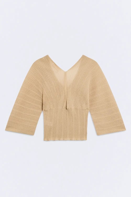 Image of 1-Jersey Hikari beige