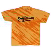 Image 1 of Bootleg Baltimore Bolt Tie Dye (Tiger Stripe Orange)