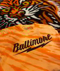 Image 2 of Bootleg Baltimore Bolt Tie Dye (Tiger Stripe Orange)