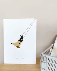 Image 1 of Carte double illustrée TED AND TONE - Happy birthday !