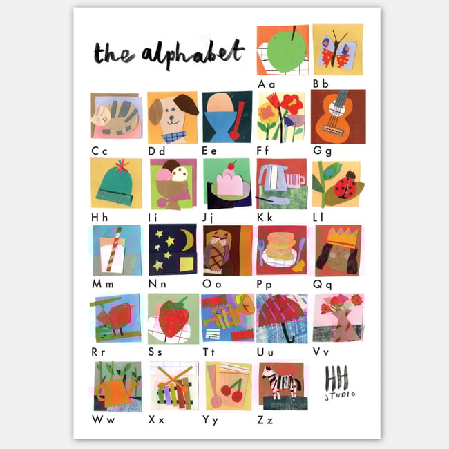 A-Z Alphabet Print